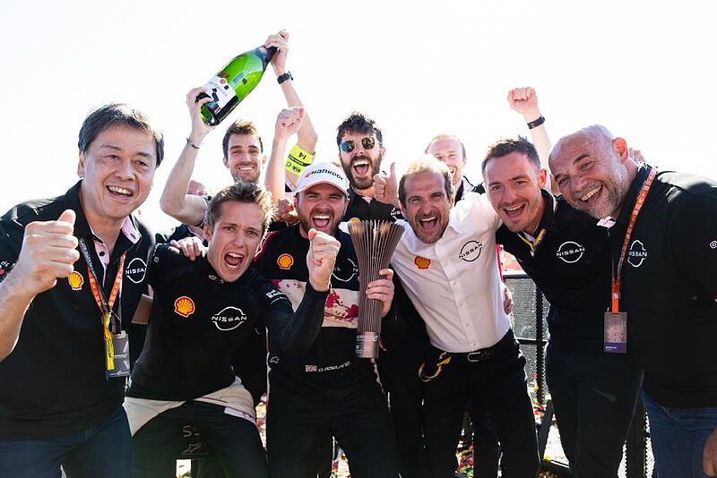 ABB FIA Formel-E-Weltmeisterschaft in Berlin: Zwei Rennen und zwei Podiumsplatzierungen für Nissan